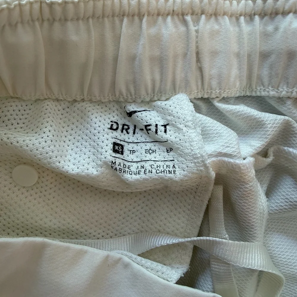 Nike White Dri-FIT Athletic Shorts - Picture 3 of 5